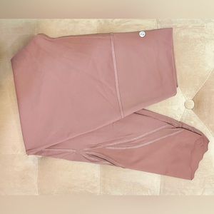 Lululemon Wunder Under Scallop Hem High Rise Luxtreme Leggings in Spiced Chai